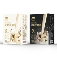 谷旗 豆浆粉 原味速溶即食冲饮高蛋白营养早餐代餐粉 非转基因大豆无添加糖纯黄豆豆浆粉